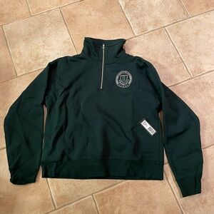 Brunette The Label 1/2 Zip-Up Sweater